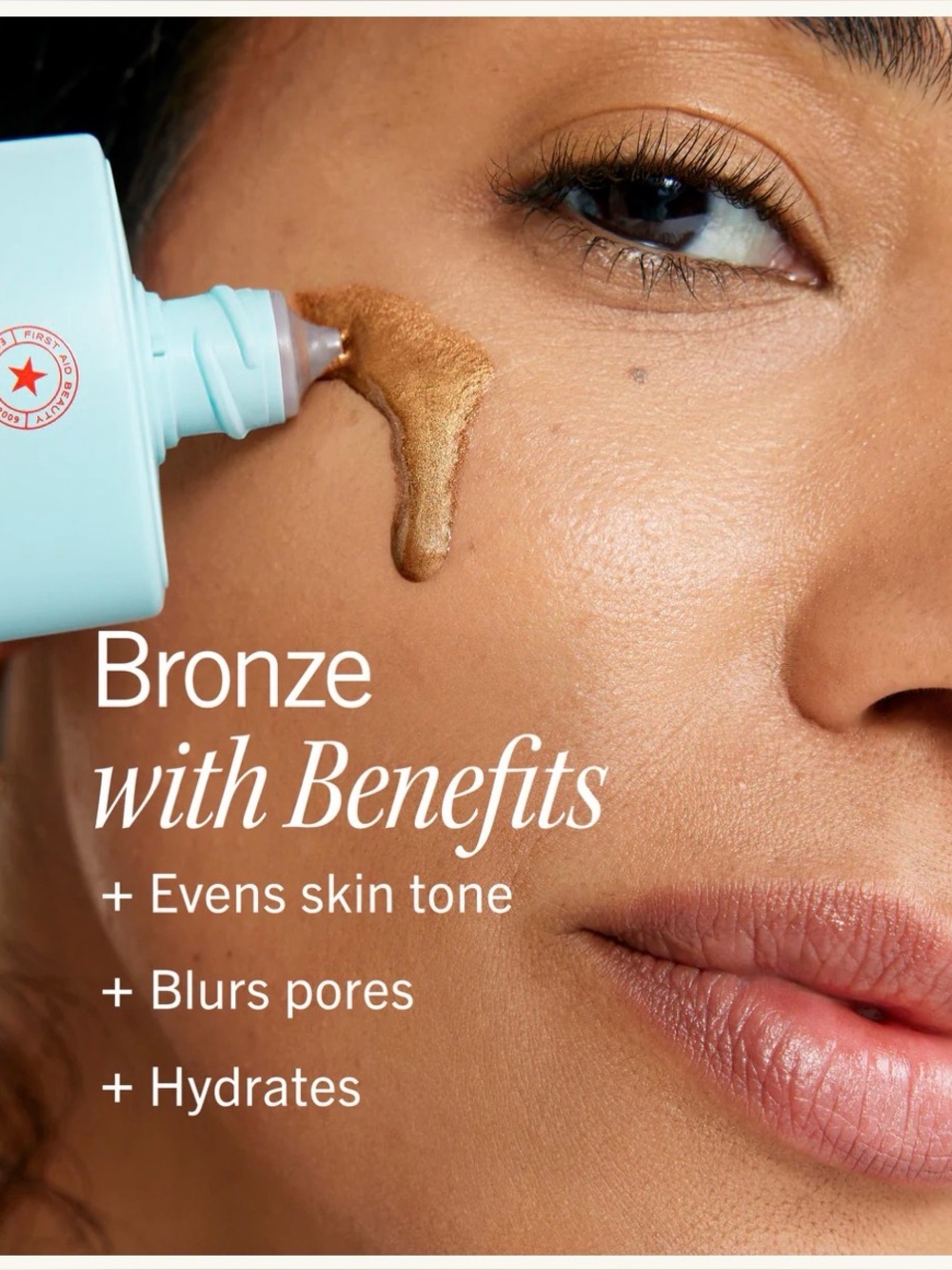First Aid Beauty Bronze + Glow Drops — Light Teal Packaging